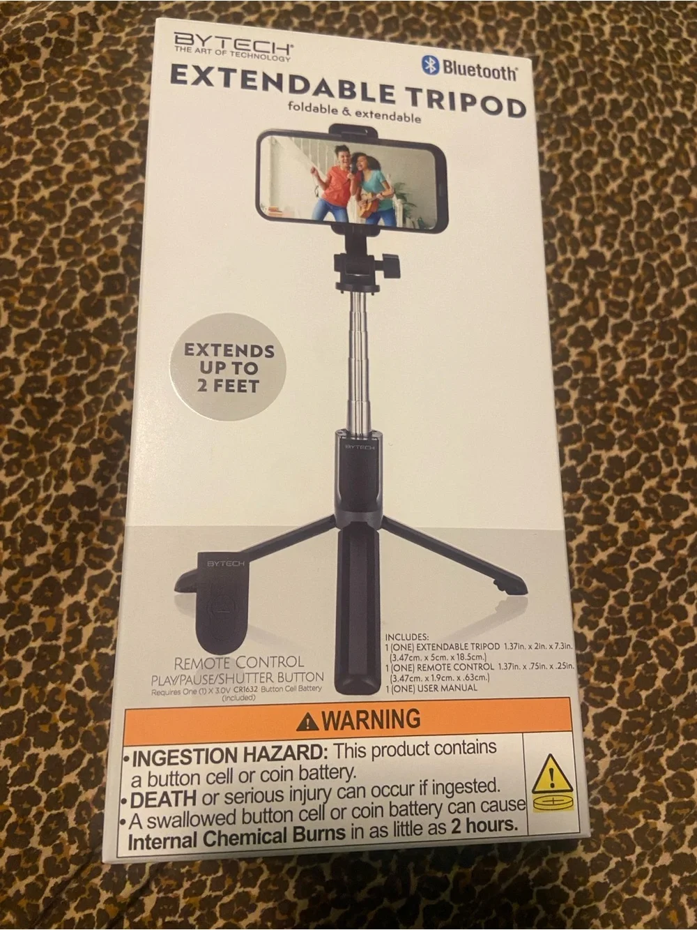 Extendable Tripod in Black
